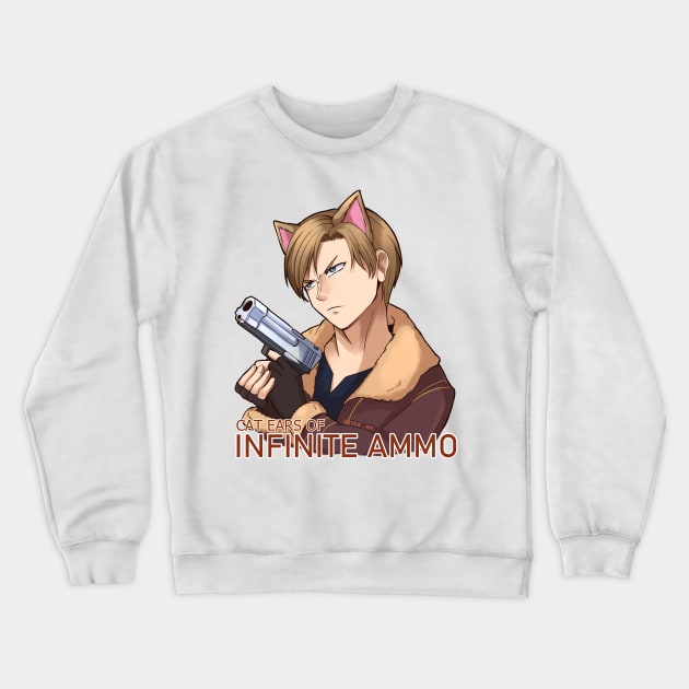 Leon Cat Ears Crewneck Sweatshirt by Hayde